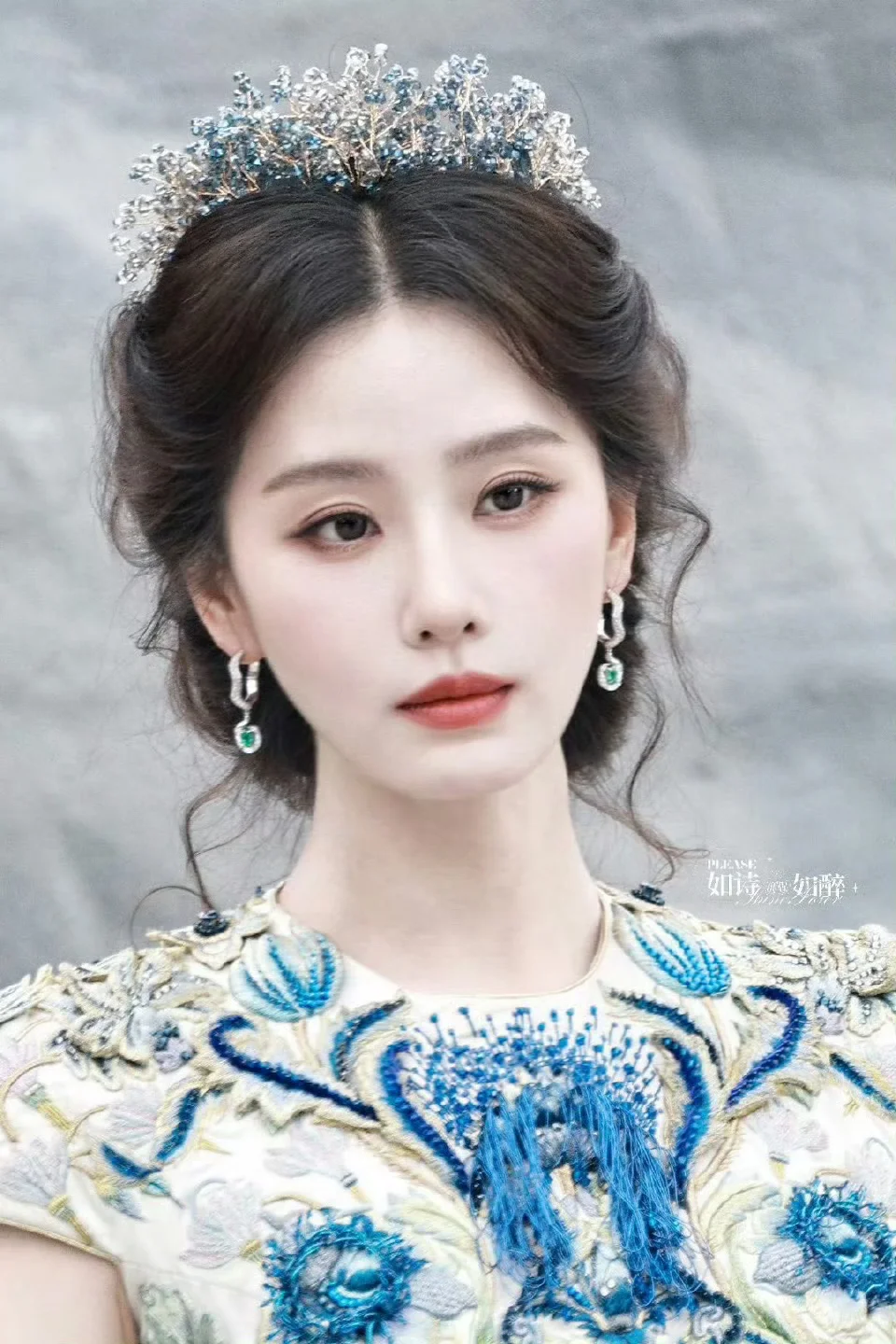 给刘诗诗做的氛围感公主盘发造型