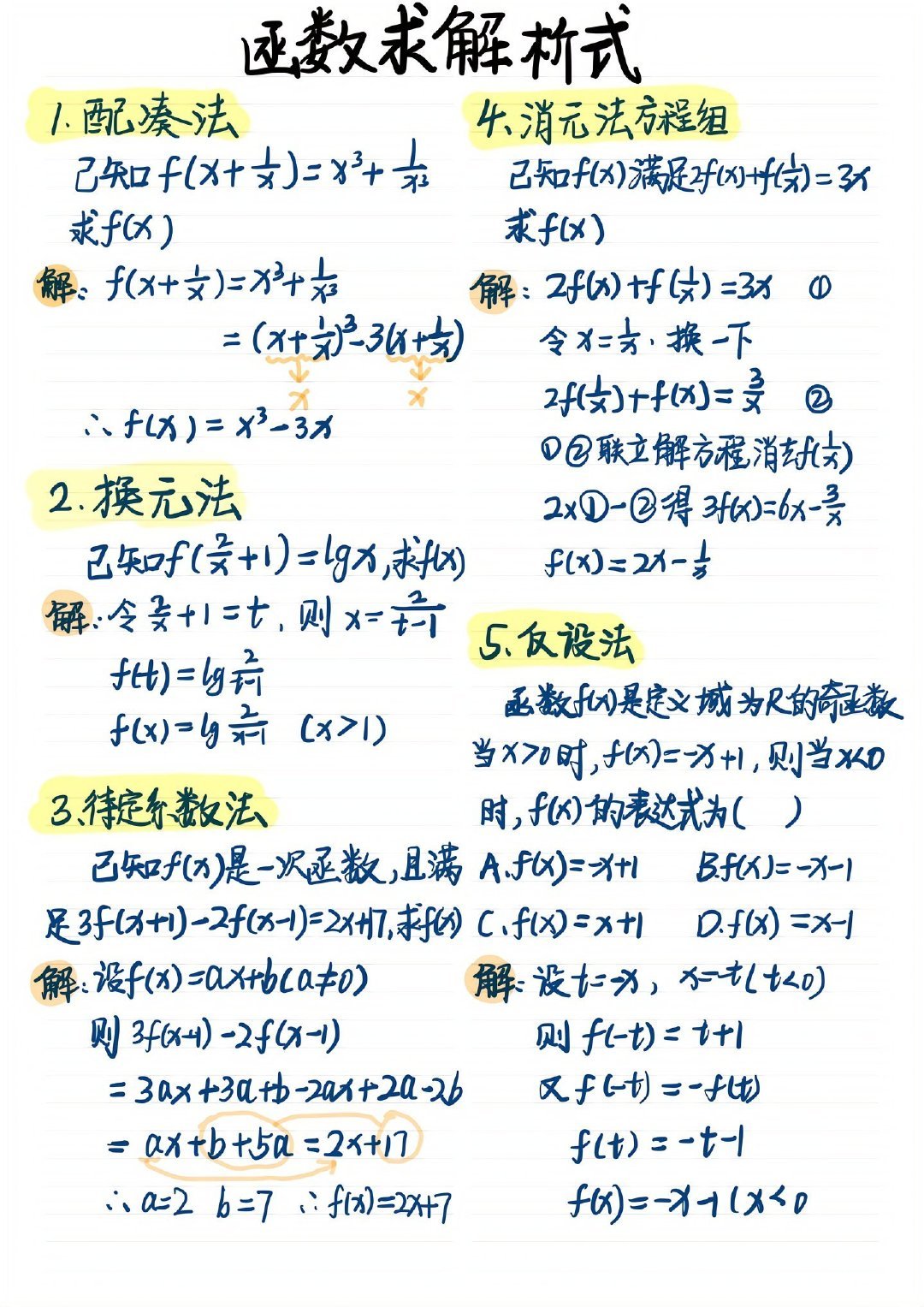 背熟这些你的数学就绝了