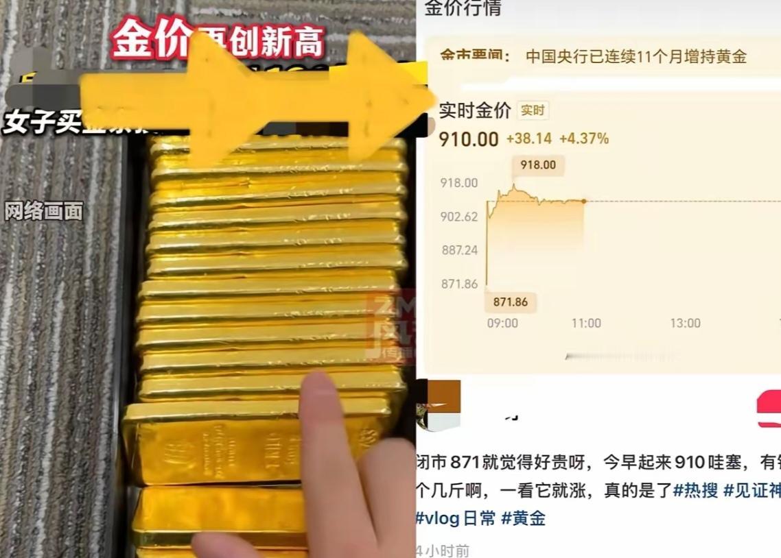 金价一夜暴涨40块金店纷纷关门避险你手中的黄金是卖还是留？金价一夜之间暴