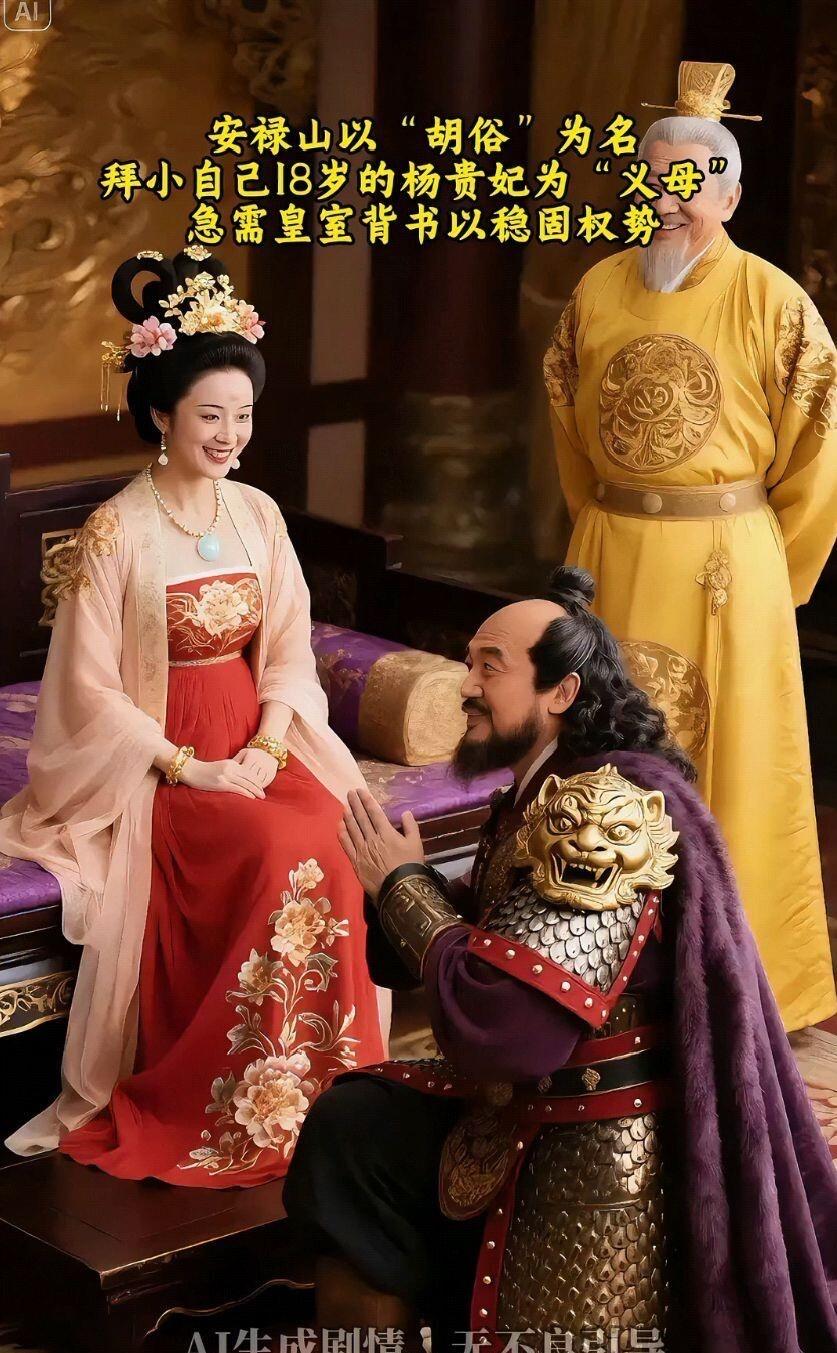 一、跨龄认母比杨玉环大16岁的安禄山，初次面圣时故意跳过唐玄宗，先向杨贵妃行