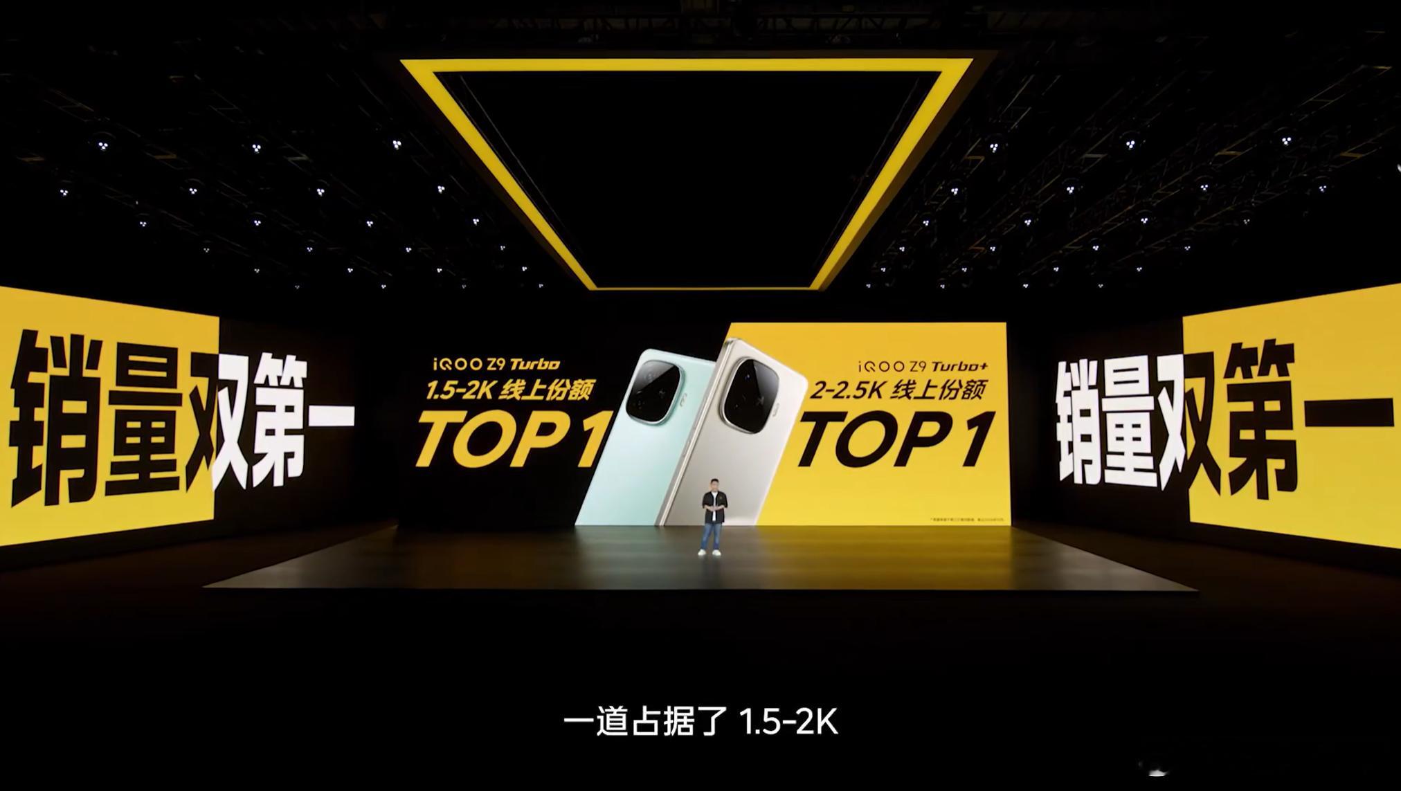 国际惯例，先吹成绩。上代销量双第一。iQOOZ9Turbo是1.5-2K线上