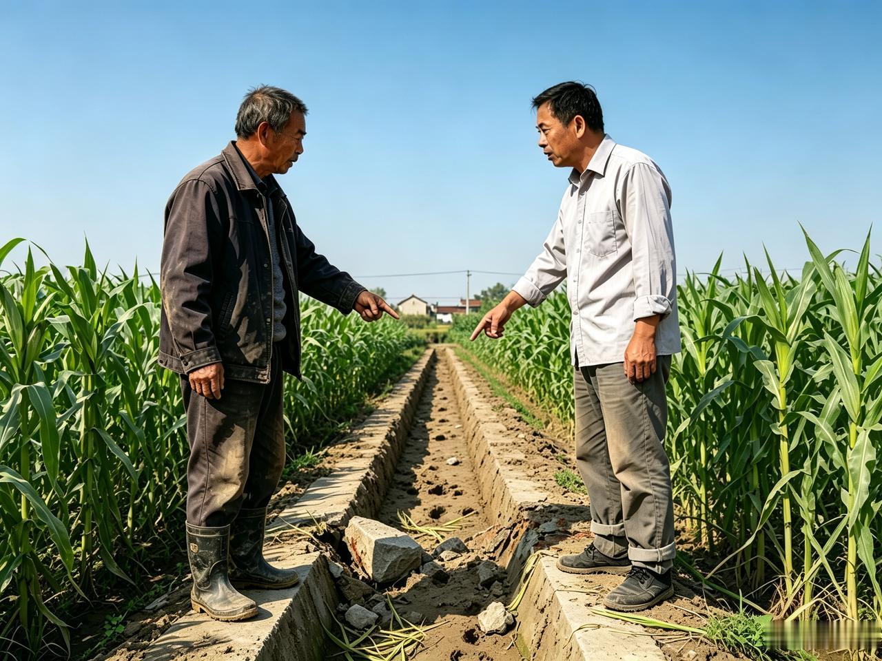 “你家的草长到我家玉米地了”下午无事，想着好长时间没有和老李联系了，便打了个