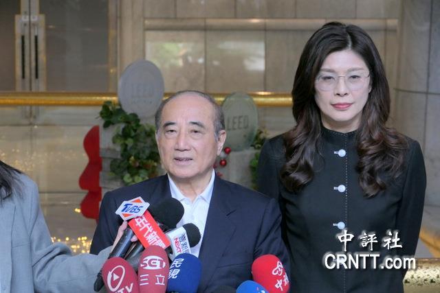 中国国民党主席郑丽文12日结束访陆行程，今天前往前“立法院长”王金平办公室进行拜