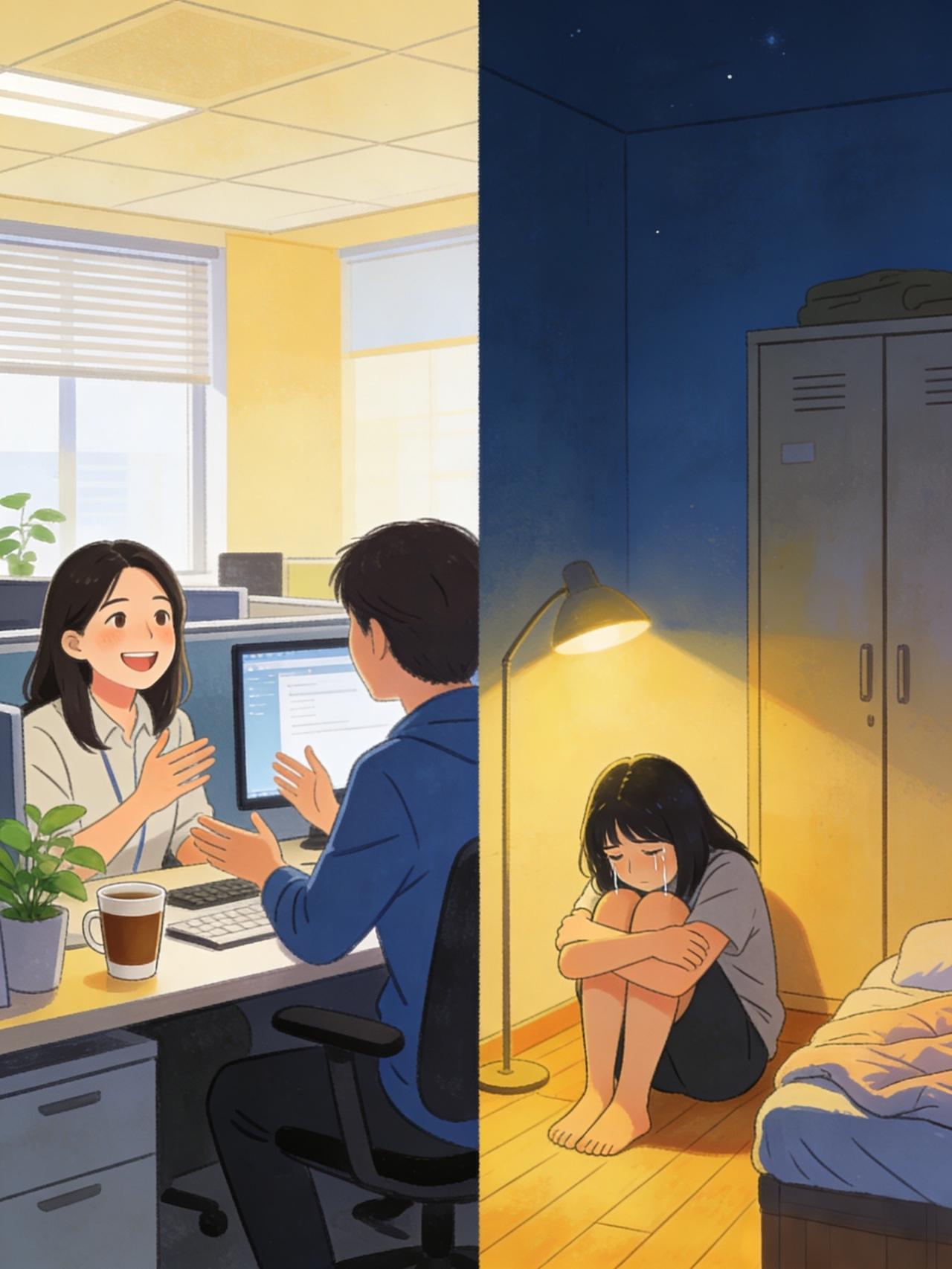 越来越懂，成年人的世界，连崩溃都要选好时间。不敢在家人面前哭，怕他们担心；不敢在