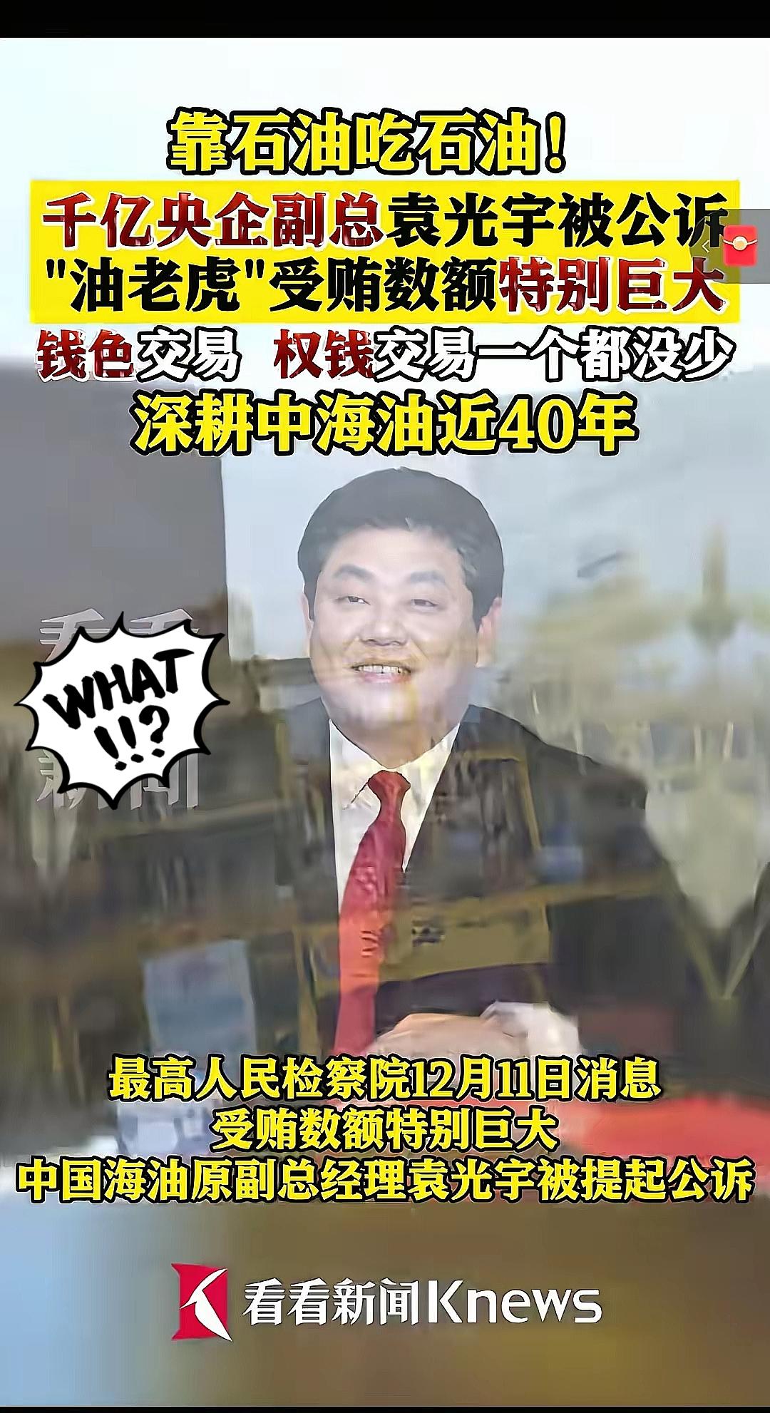 连打两虎，这个才是大虎！怪不得油价只有涨没有跌了！靠石油吃石油!千亿央企副总