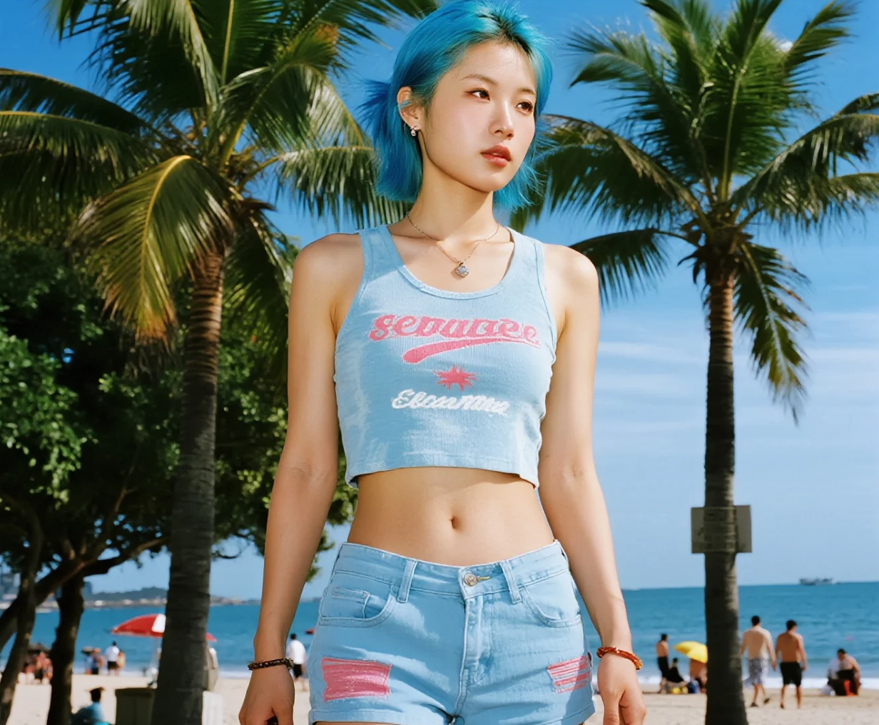 三亚海边之行，小姐姐珍藏海滨游玩记忆