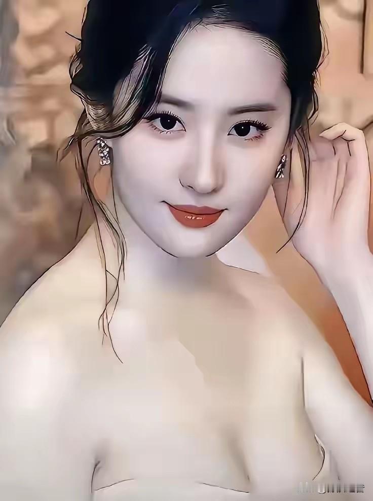 刘亦菲的美就像一首悠扬的古典诗，每一个韵脚都流淌着极致的优雅。她骨相天成，高颅顶