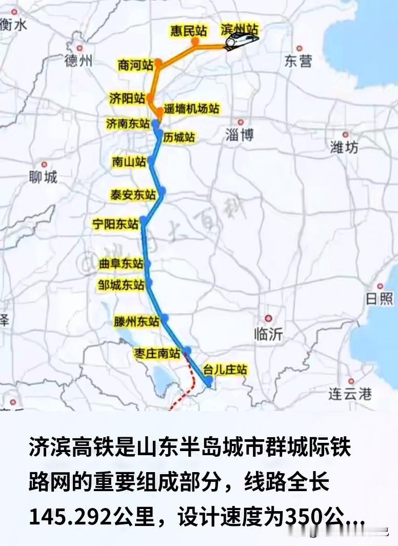  济南滨州人有福！济滨高铁完工在即，半小时直达不用绕路山东济南、滨州的老乡，
