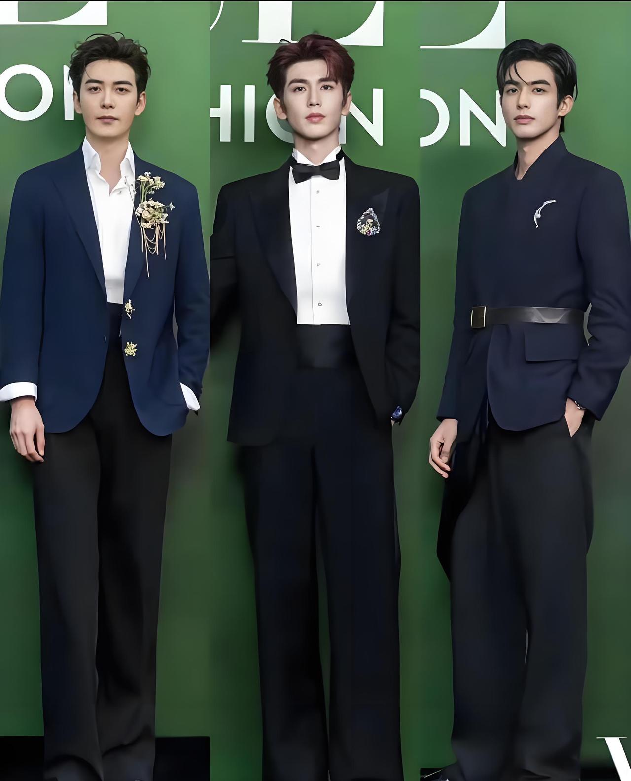 网友笑称这三人是三胞胎，但其实差别还是很大的……陈星旭的头、脸比其余