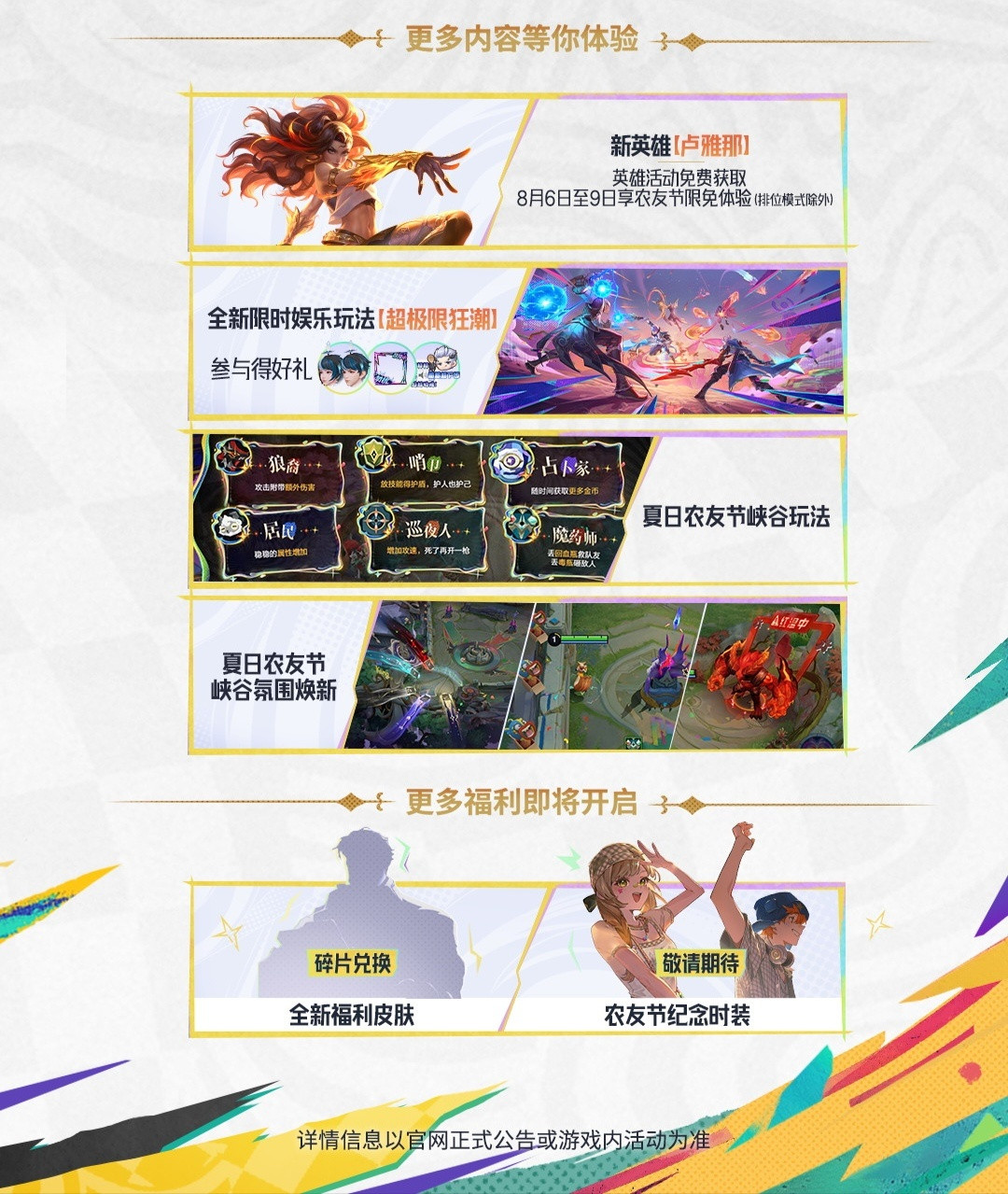 王者超夯农活今日必做8月8日领王者夏日好礼王者荣耀凌晨已经上线领取奖励了现在只