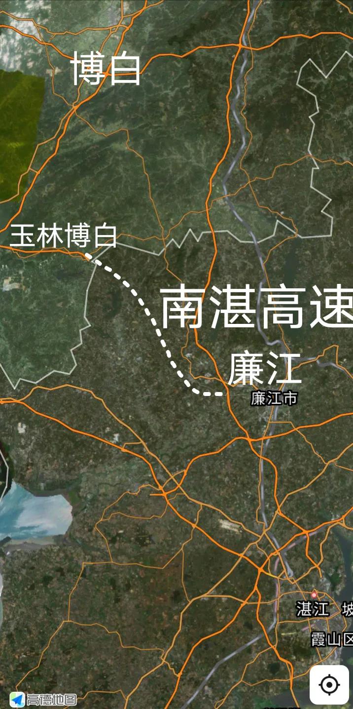好消息，广西南宁至广东湛江的南湛高速广东段的30公里将于10月开工，南湛高速全线