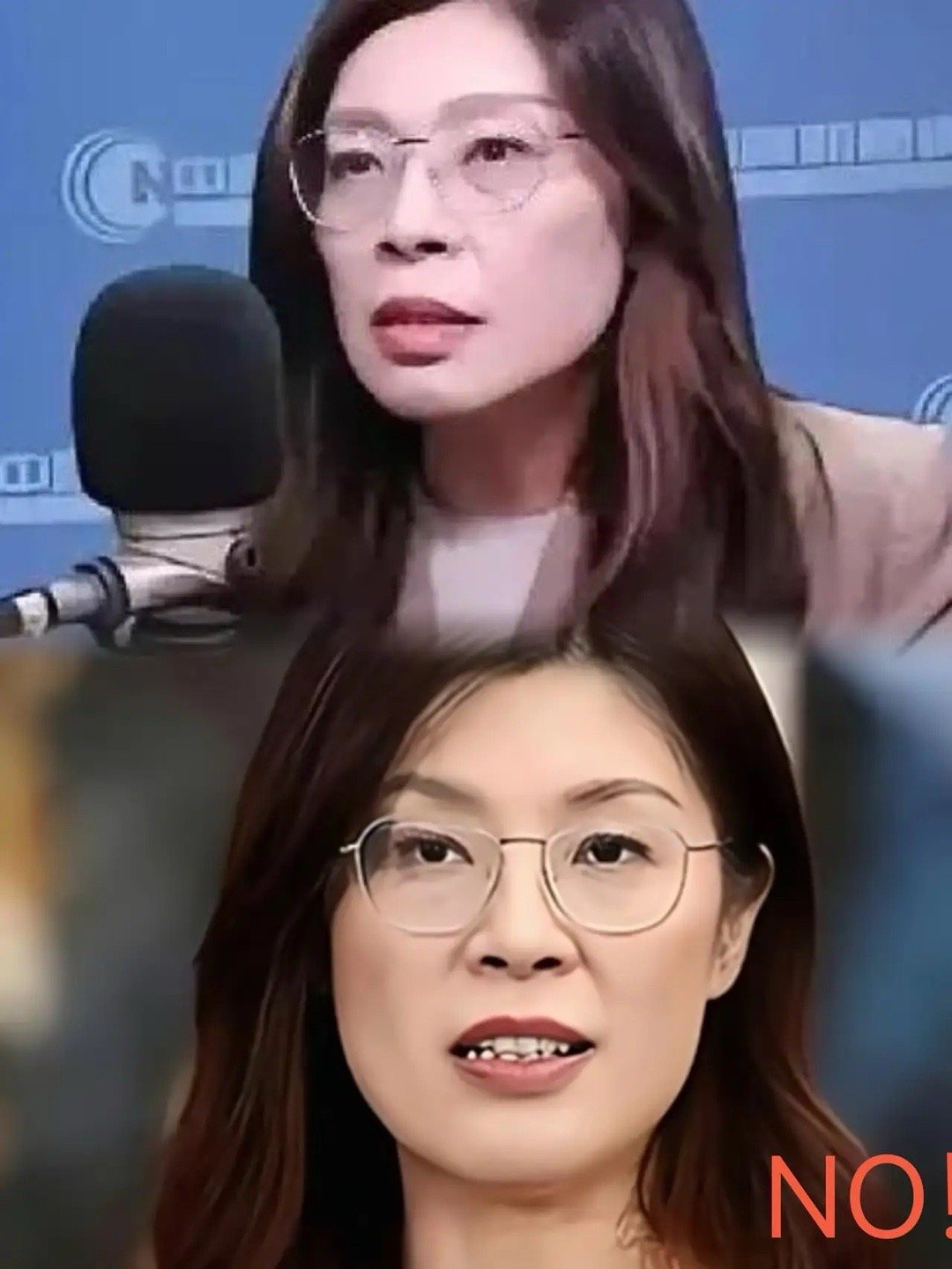 丽文马上要飞美国了。临走前对着镜头大言不惭，直接扔下一句“不想在大陆和美国之间二