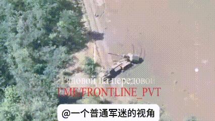 红军城方向，乌军一辆瑞典造“弓箭手”卡车炮被俄军侦察无人机发现，随后俄军出动自杀