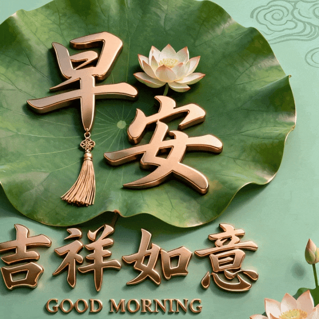 精选早安早上好动态图片，美女动态早安图，愿有缘人一生平安健康！