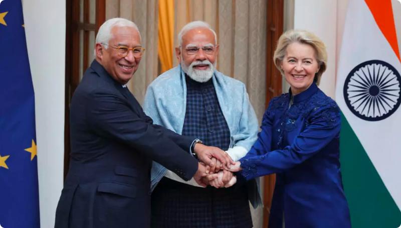 印度与欧盟正式达成贸易协定将携手应对中美压力印度与欧盟周二01月27