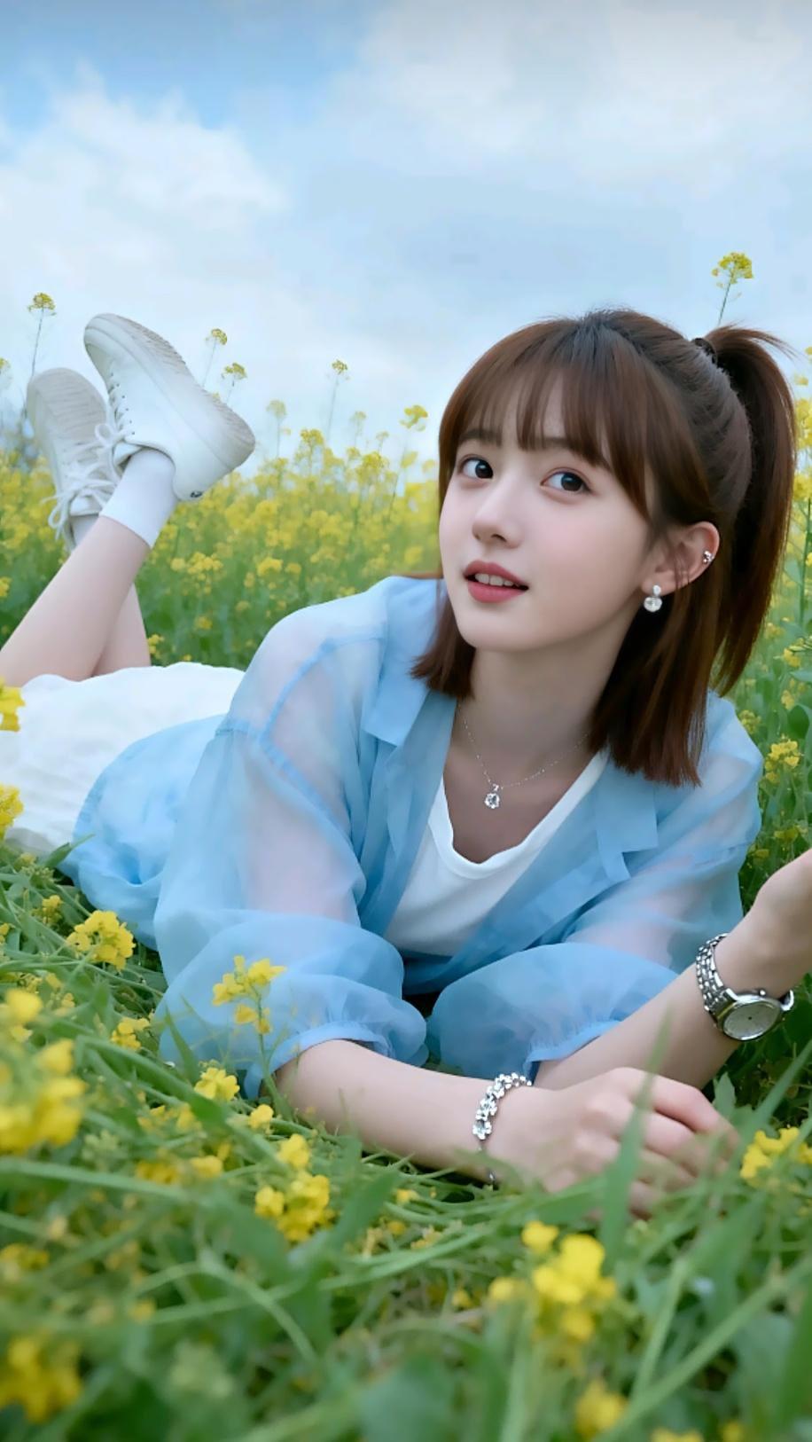 在花海中，享受阳光的温柔拥抱🌼🌞