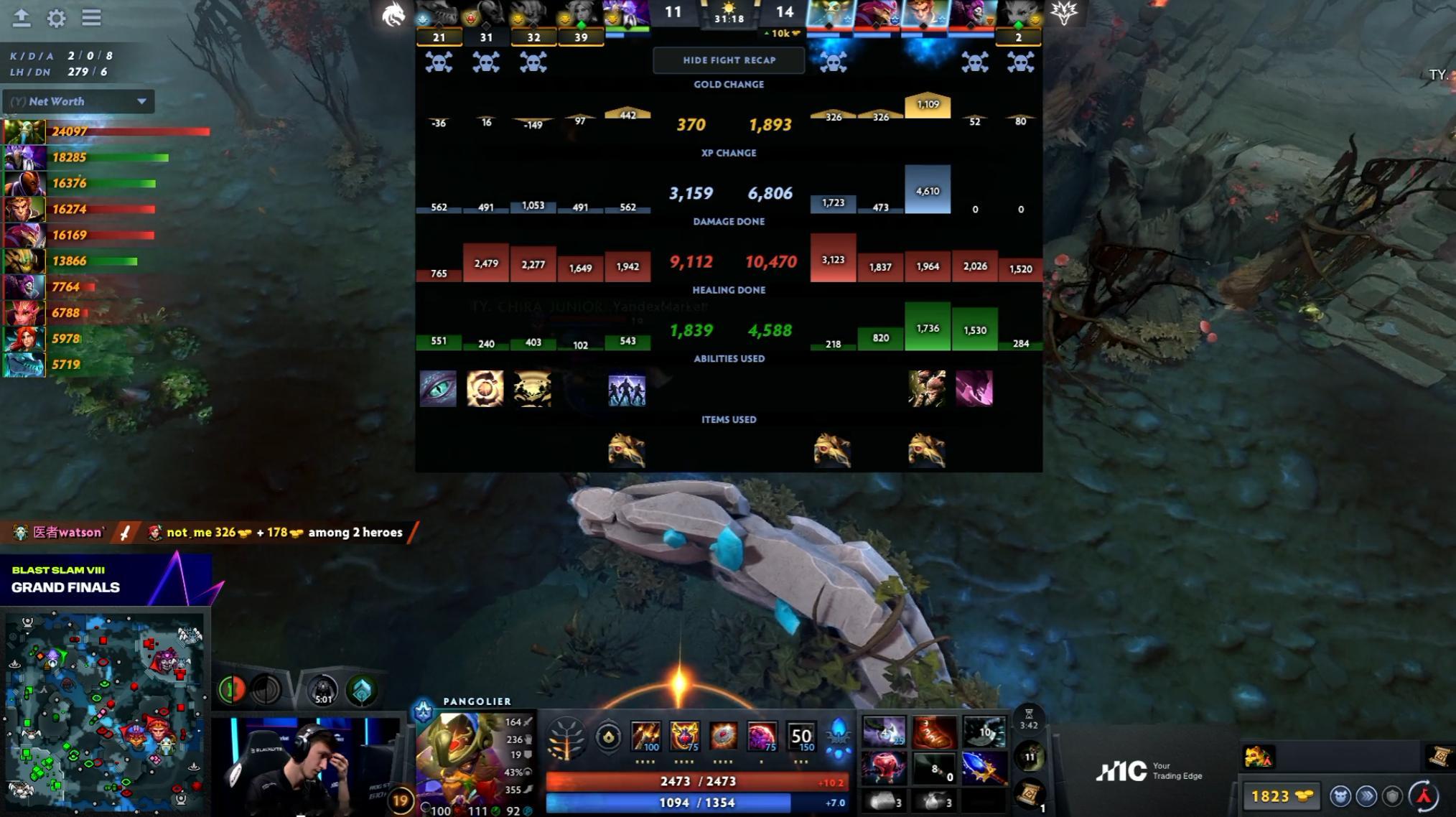 DOTA2BLASTSLAM第八季淘汰赛总决赛Yandex对阵Spirit战