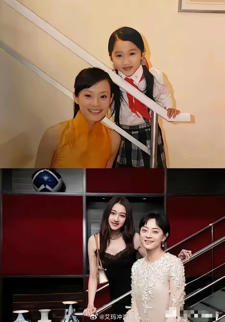 孙俪和关晓彤的合照，真的感叹时间飞快，孙俪那时候名气也不大，关晓彤更是一个小小的