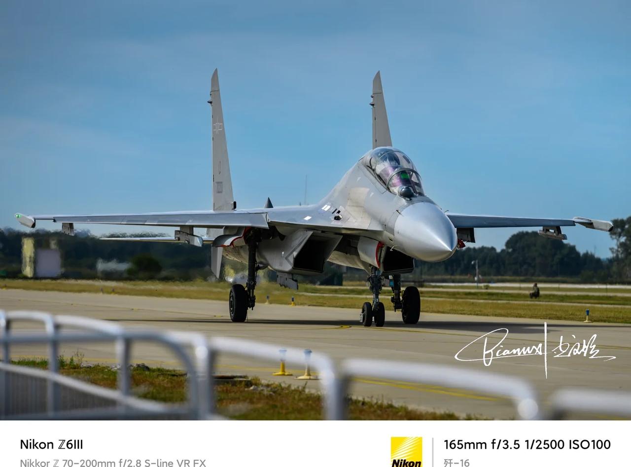 2025长春航空展✈️第八弹​歼-16最美侧卫航展摄影战斗机军事航空