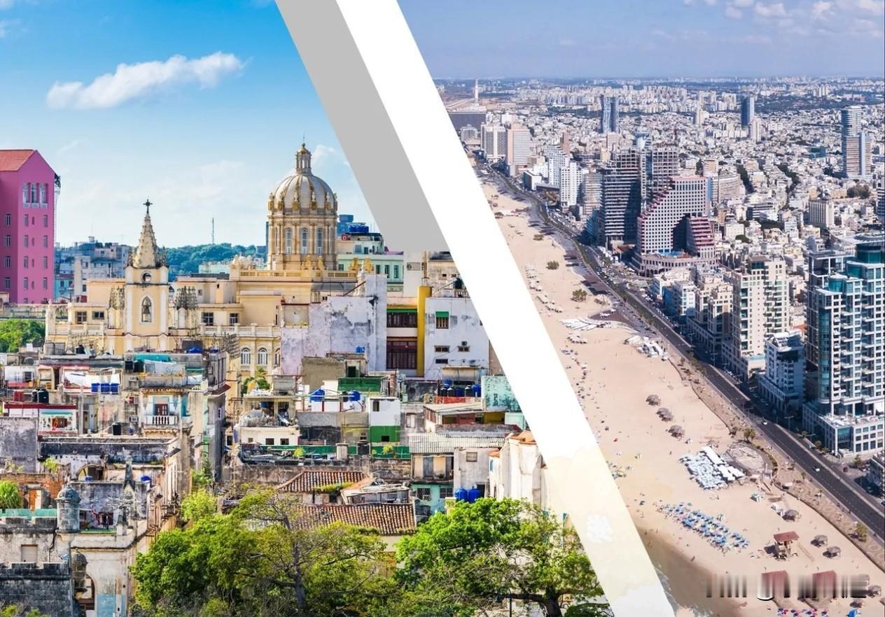 今天刷到一个博主的视频，他提出的问题值得我们深思：古巴vs以色列：耕地多