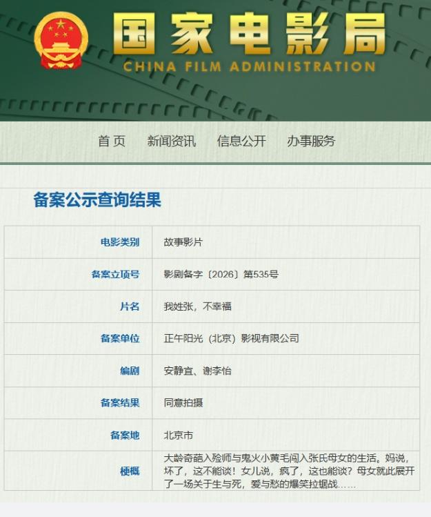 正午阳光第三部电影来了！正午阳光被邵氏兄弟收购之后，电影拍的越来越多了，毕竟邵