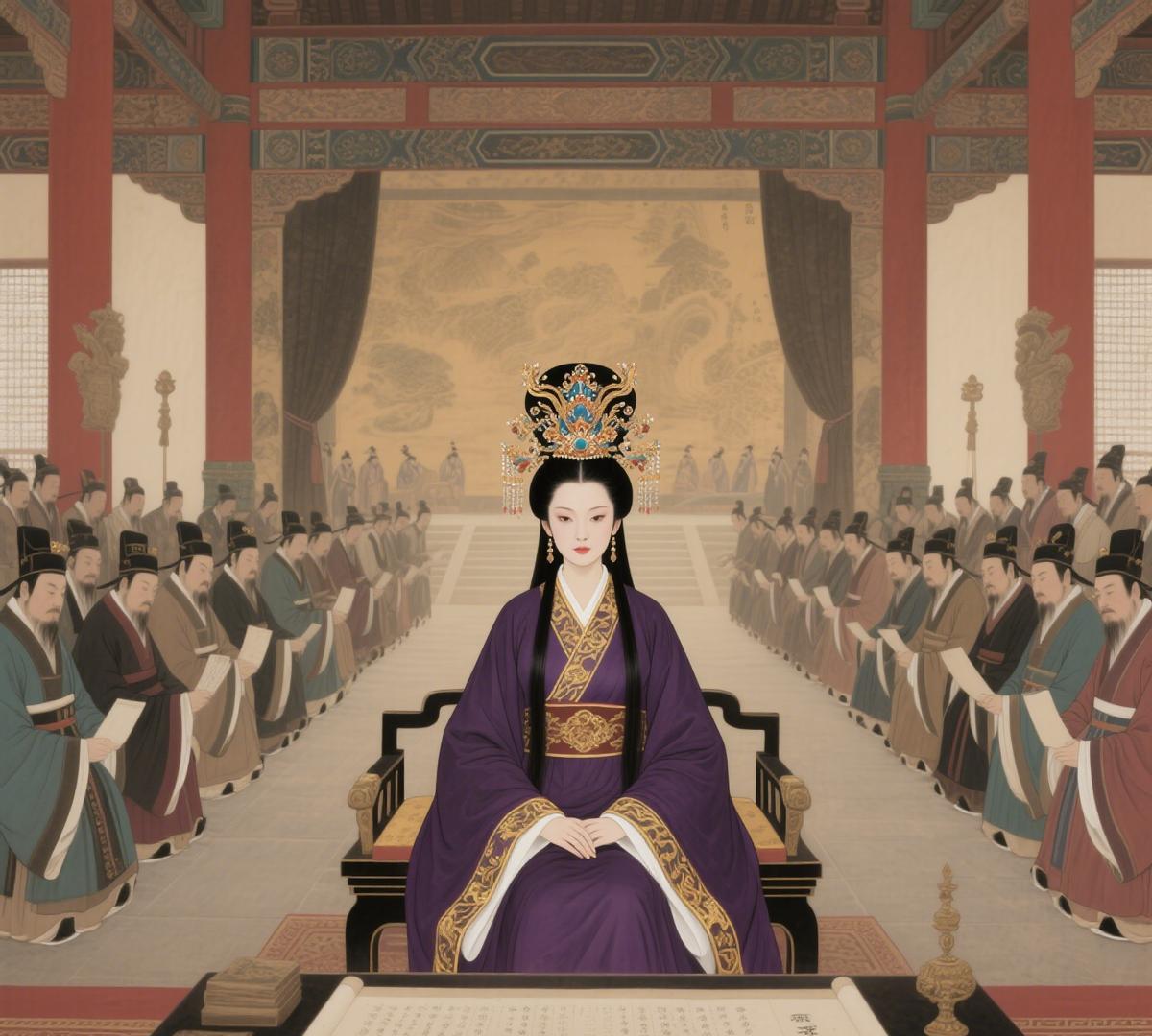 在司马家族权倾天下的魏晋时期，有一位女子身处权力旋涡中心，却始终保持低调神秘。她