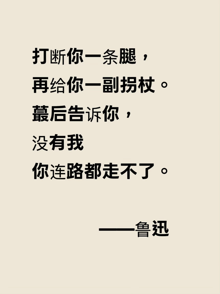 成年人最大的悲哀就是突然读懂鲁迅！