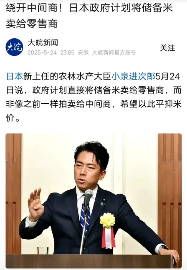这一位是小泉，没错，他是你们都知道的那位小泉家的小泉。他是东亚某国最新的农业相，