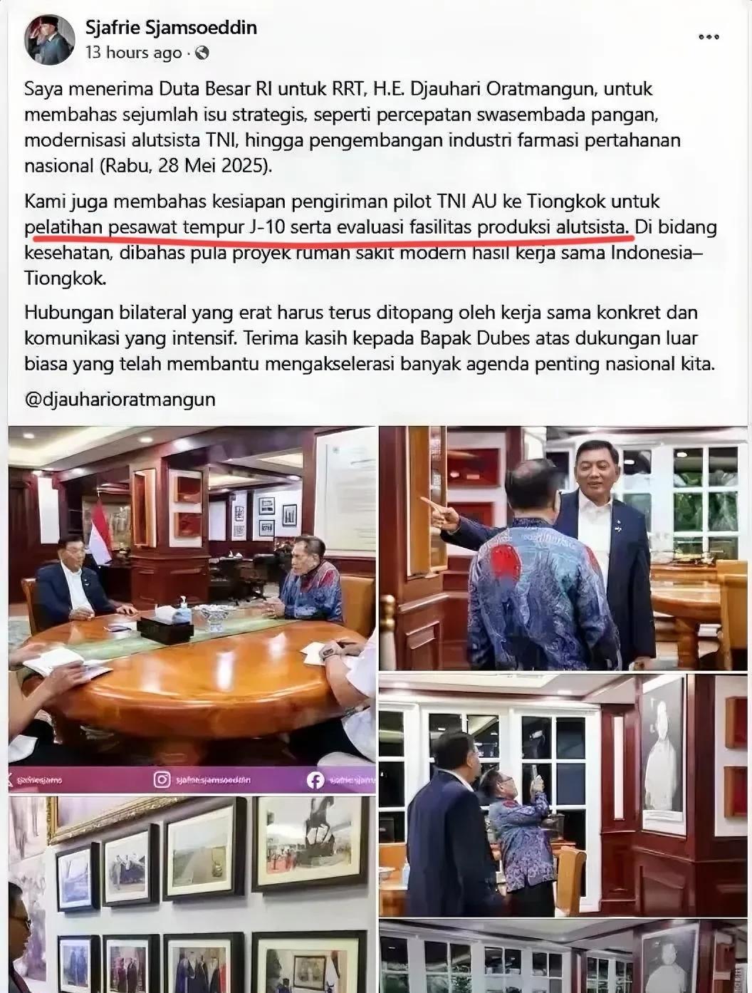 当印尼签下增购12架阵风战机意向书时，所有人都以为歼10ce已无缘印尼，印尼竟然