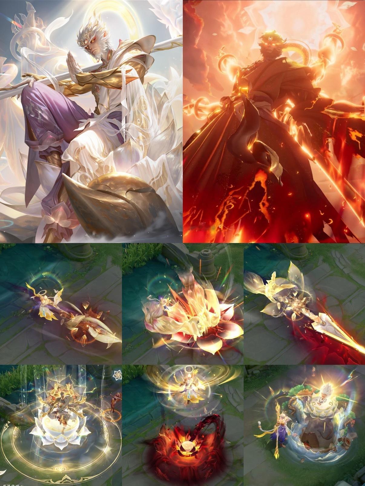 王者猴子新年皮肤独美试玩了一下猴子的新皮肤，特效没得说，但是手感很一般，没有至尊