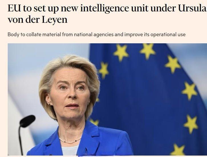 冯德莱恩想要在欧盟委员会秘书处的框架内组建一个新的欧洲情报机构，不过目前欧盟多国