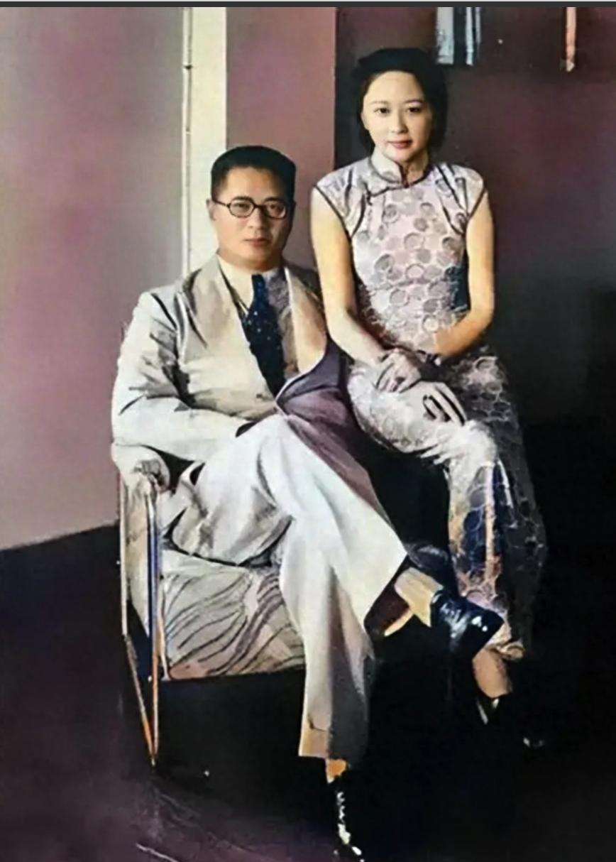 宋子文的妻子有多美？看了二人合影，网友直呼：“这才是豪绅配美人啊！”有人说她