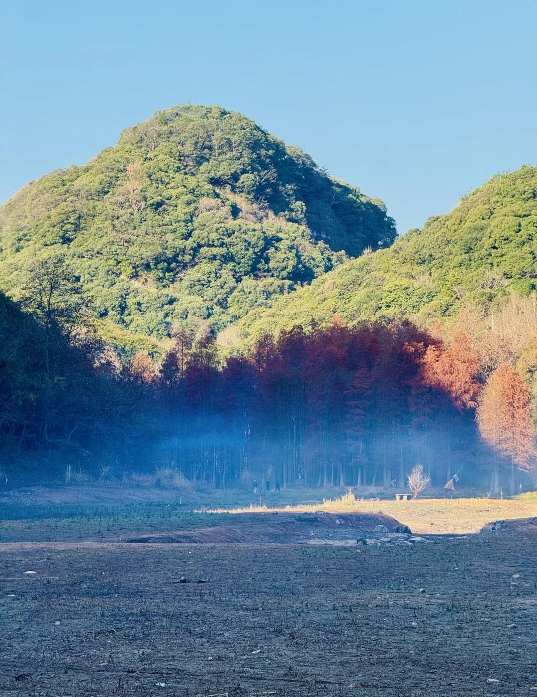 宁波徒步🍂丨晨见水衫黄，午见青山绿今日徒步丨卖柴岙-三仙洞24.5km环线