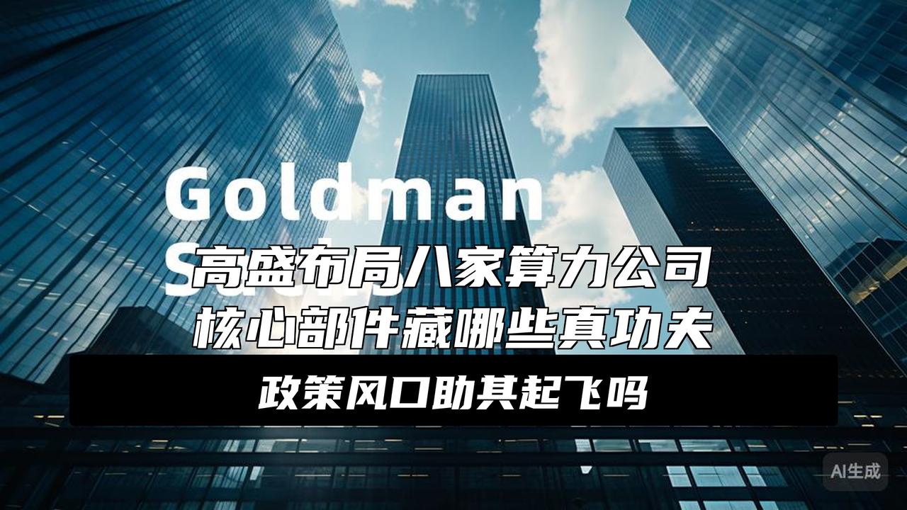 高盛悄悄成了这8家中国算力公司的股东，它盯的是这门“稳生意”大消息！高盛悄悄重