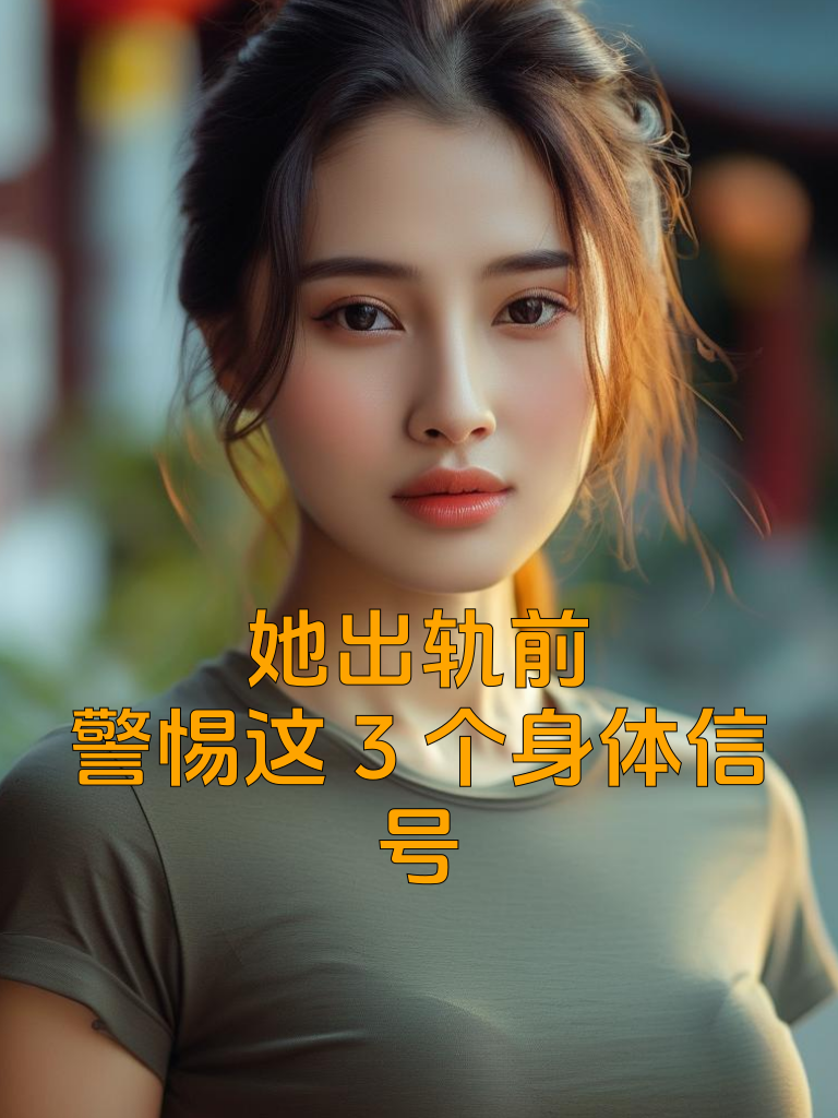 她出轨前，警惕这3个身体信号