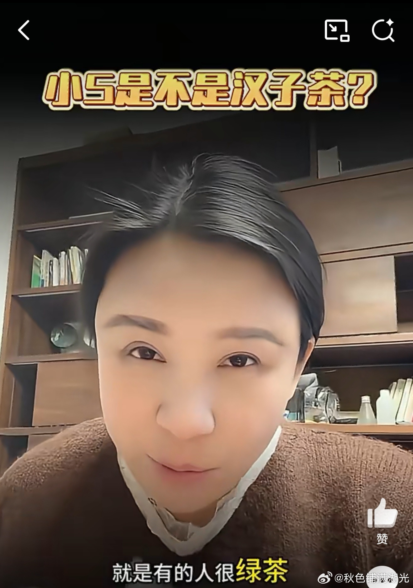 作家陈岚说小s是汉子茶作家陈岚称小s是汉子茶1