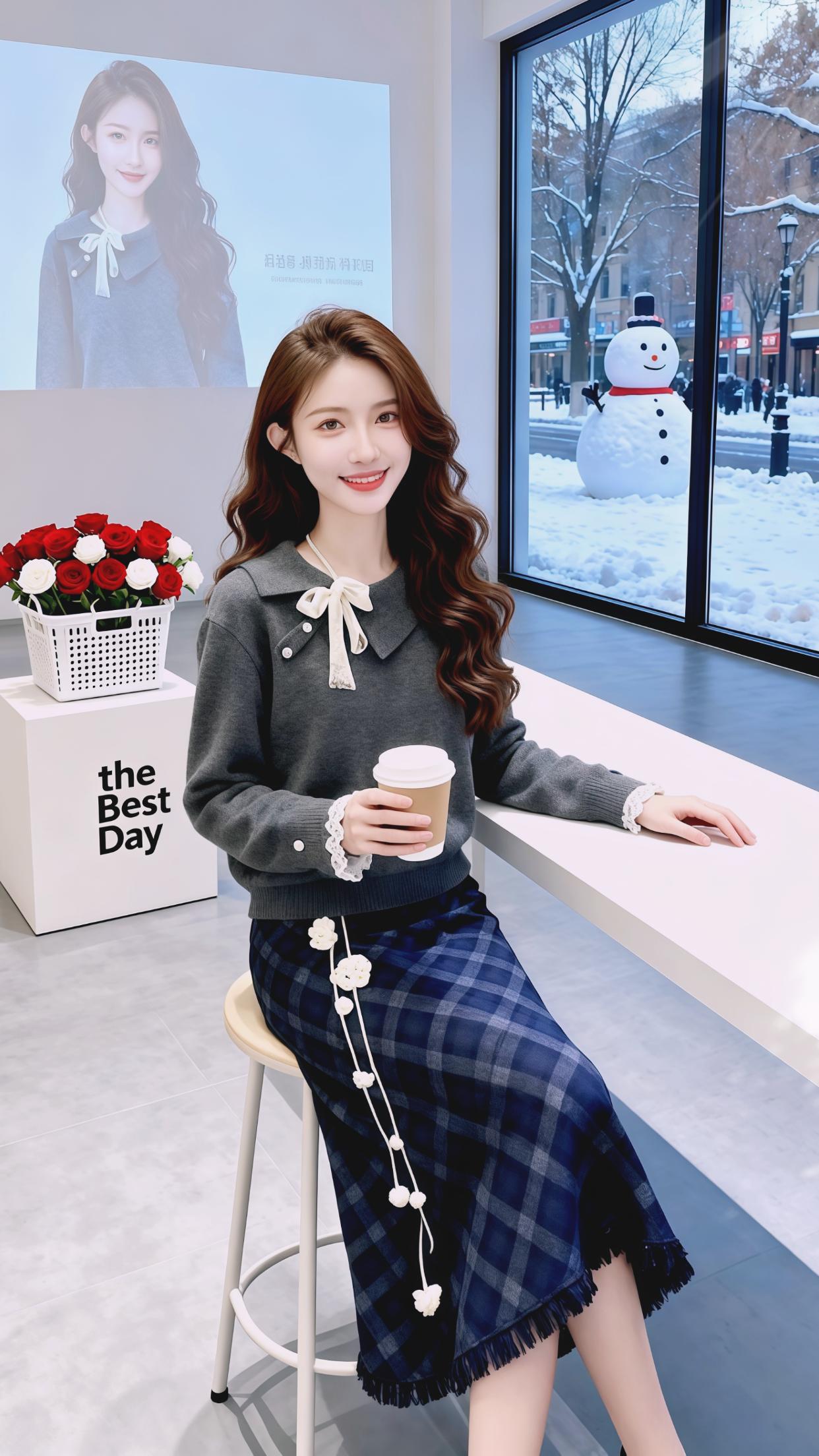 时尚穿搭女装套装两件套温柔穿搭