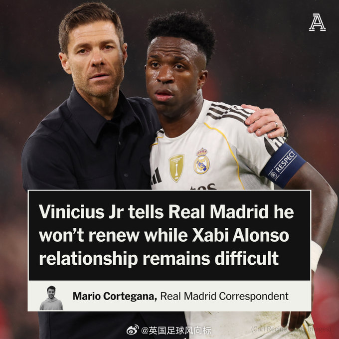 【威尼修斯拒绝续约皇马】TA消息：TA跟队系记者MarioCortegana：