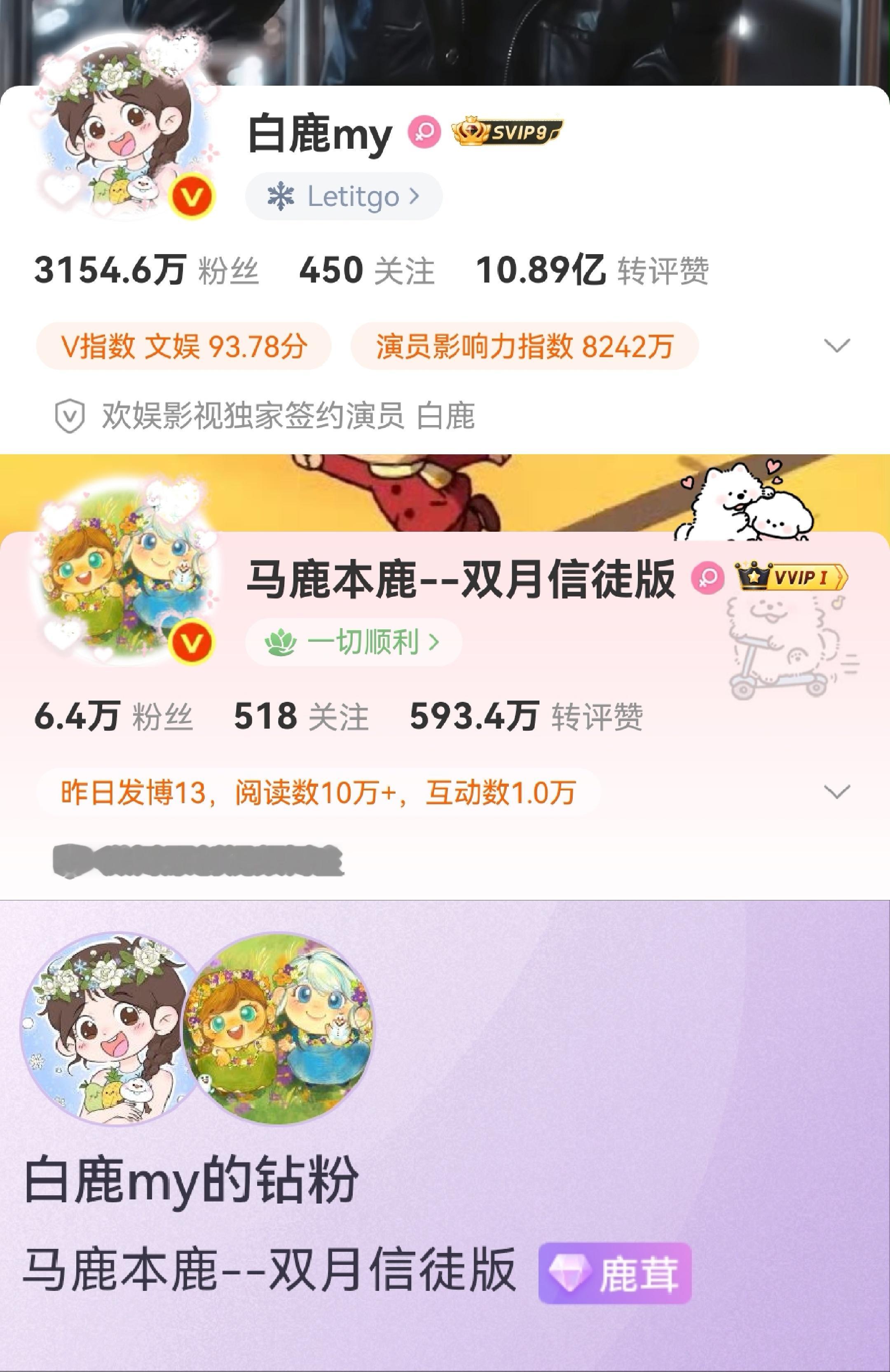 每年六一，因为有白鹿，所以变得格外期待知道她会陪着我们闹，知道她一定会准备好头像