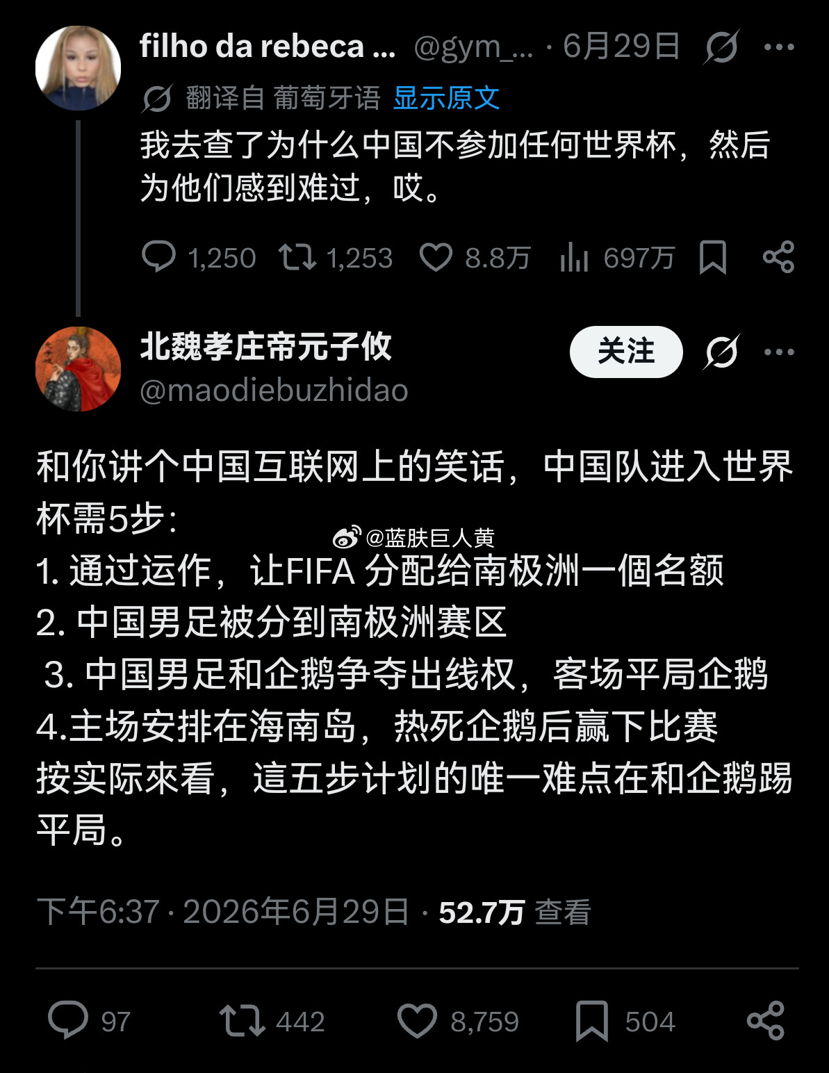 中国男足的冷笑话已火到巴西