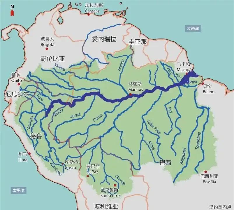 世界上有两条河流，一条叫亚马逊，一条叫其他。亚马逊河有多夸张呢？叫河完全就是侮