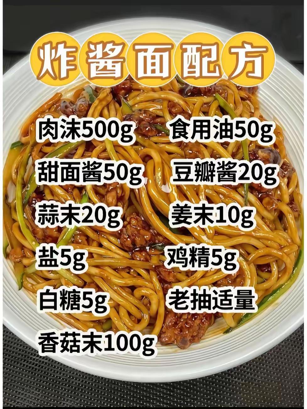 超简单炸酱面配方，在家也能做出美味！