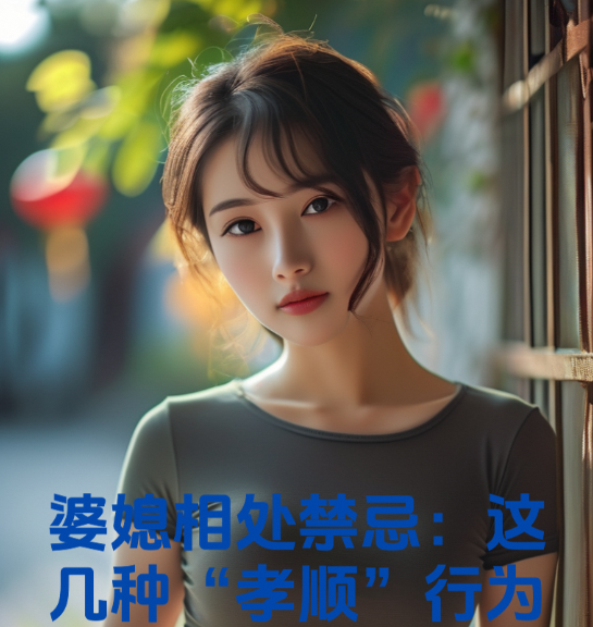 婆媳相处禁忌：这几种“孝顺”行为最让婆婆反感