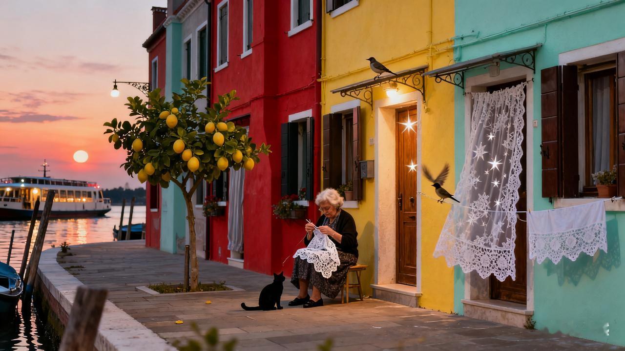 威尼斯：水上迷宫的昼夜狂想黎明时分的威尼斯，贡多拉船夫的歌声从叹息桥下钻出
