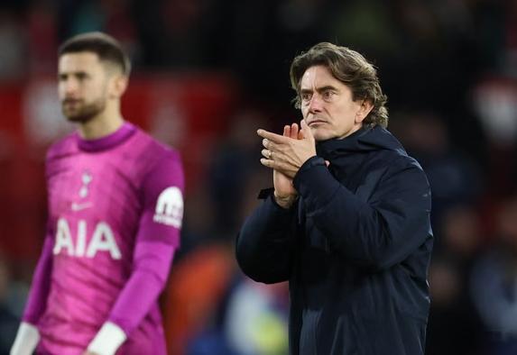 诺丁汉森林3比0热刺热刺最近7轮联赛只赢了一场，不过他们距离第4名切尔西也只差