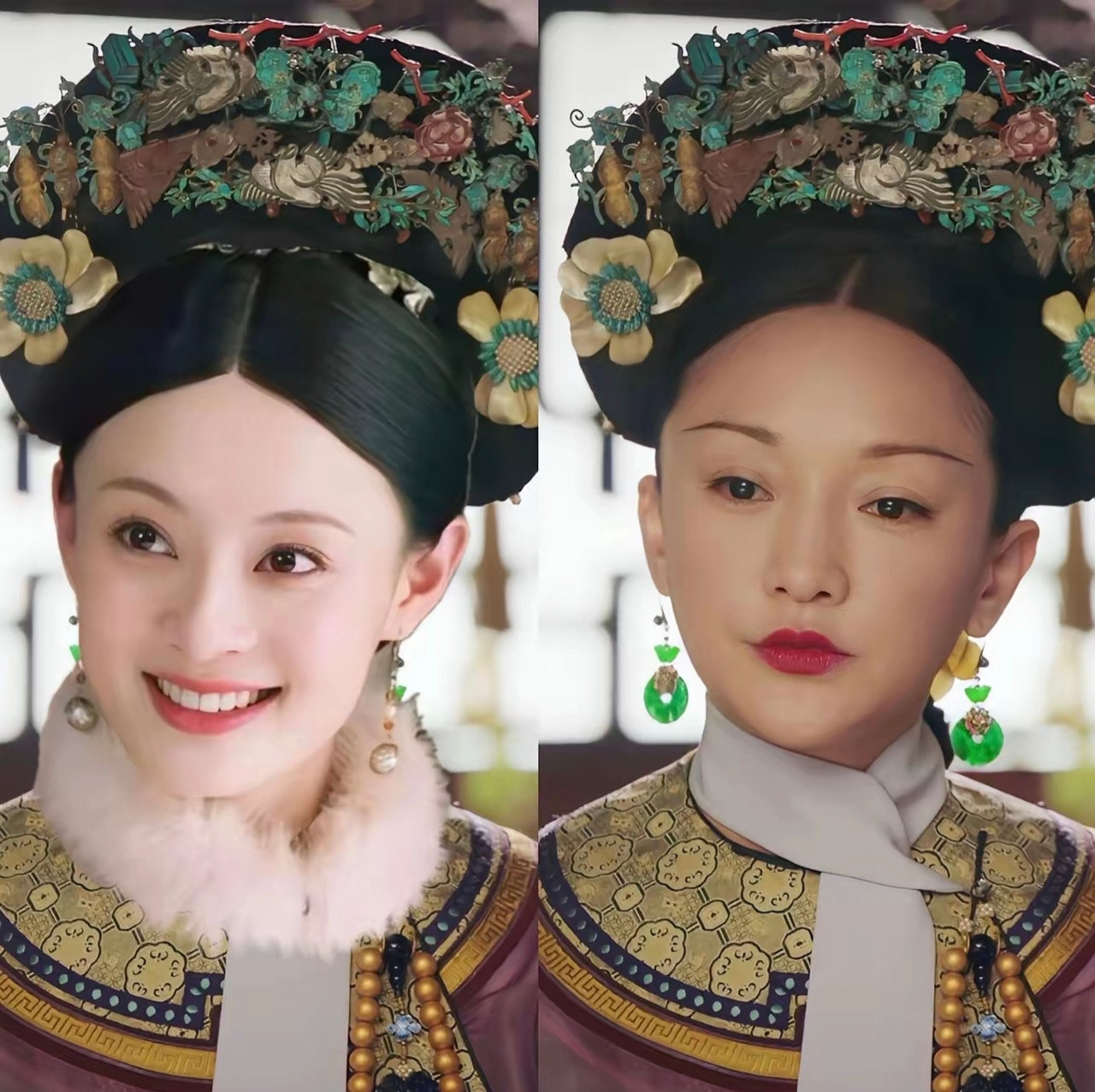 如果甄嬛换成跟如懿一个造型你更喜欢谁
