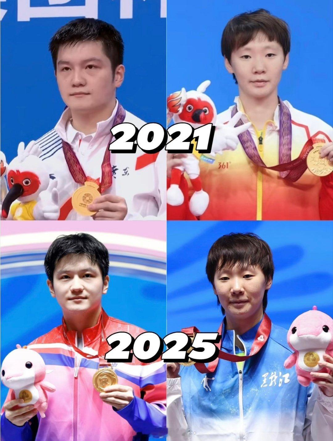 变的是时间，不变的是冠军依然是你们！樊振东｜王曼昱