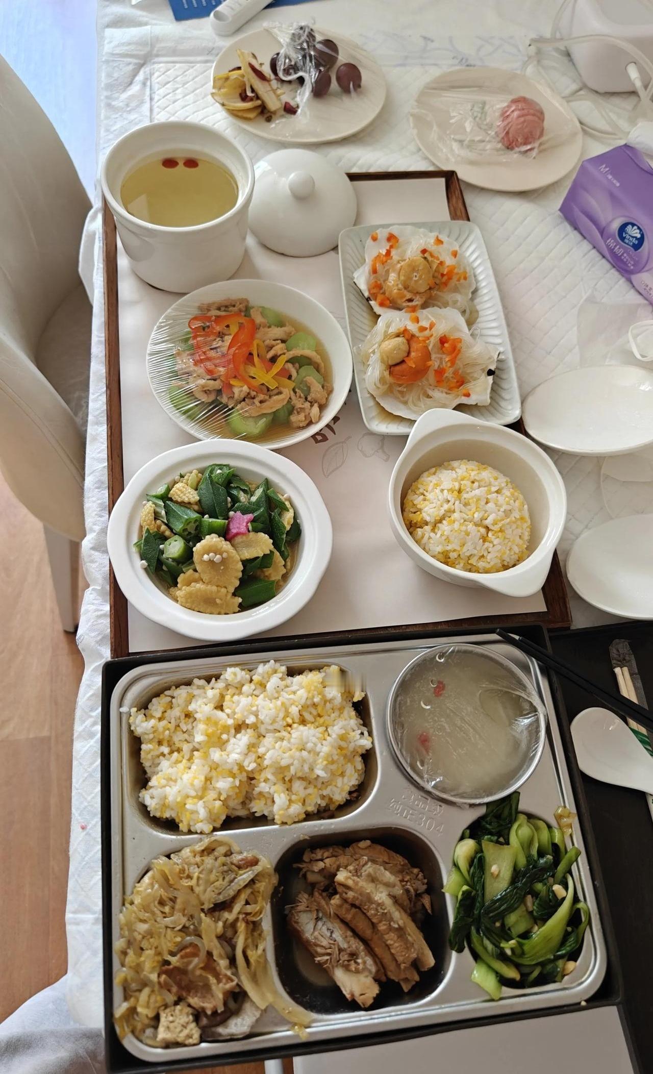 谁能想到，大半辈子没进过厨房的人，居然跟着闺女在月子中心“坐”了个假月子？一天狂