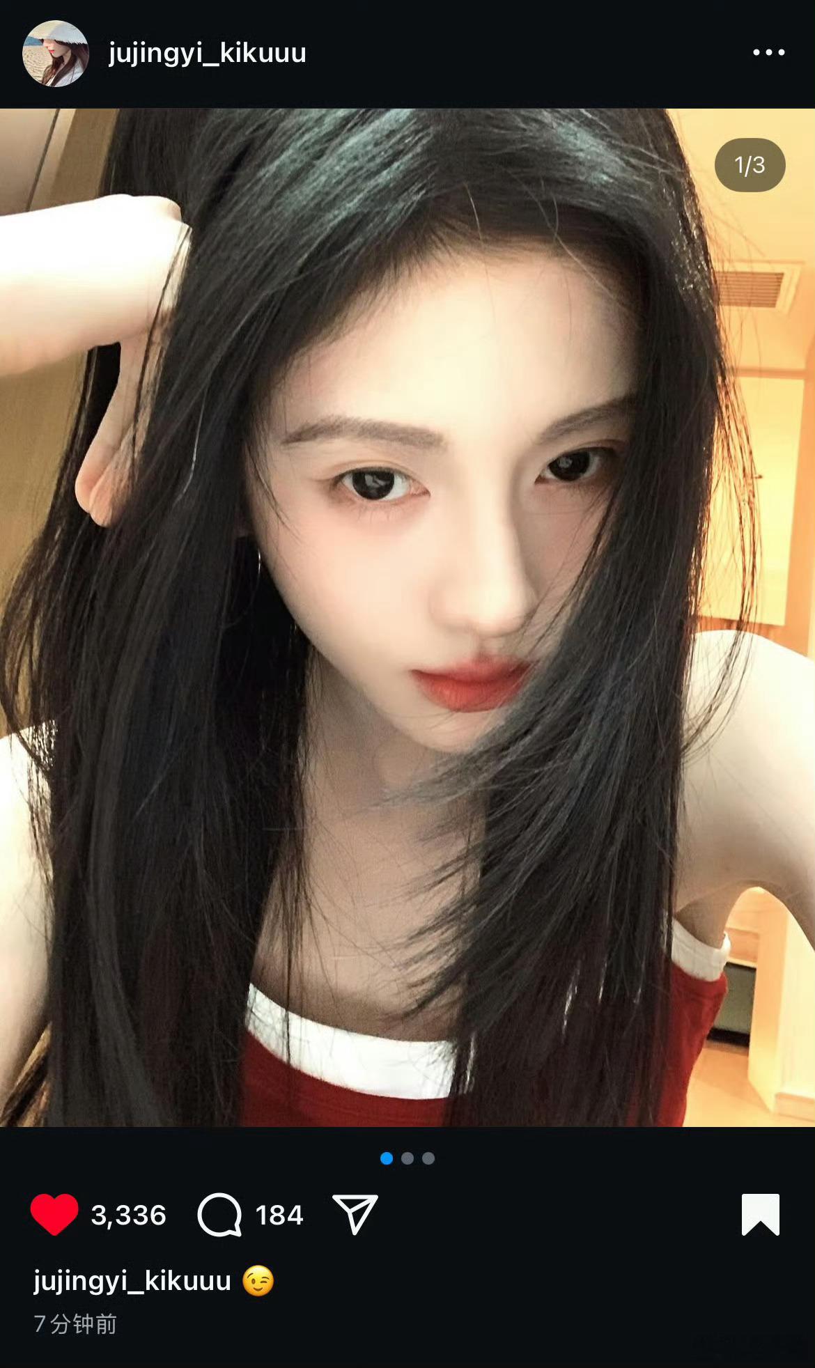 鞠婧祎ins更新了，好漂亮呀[爱心][爱心]鞠婧祎ins更新​​​