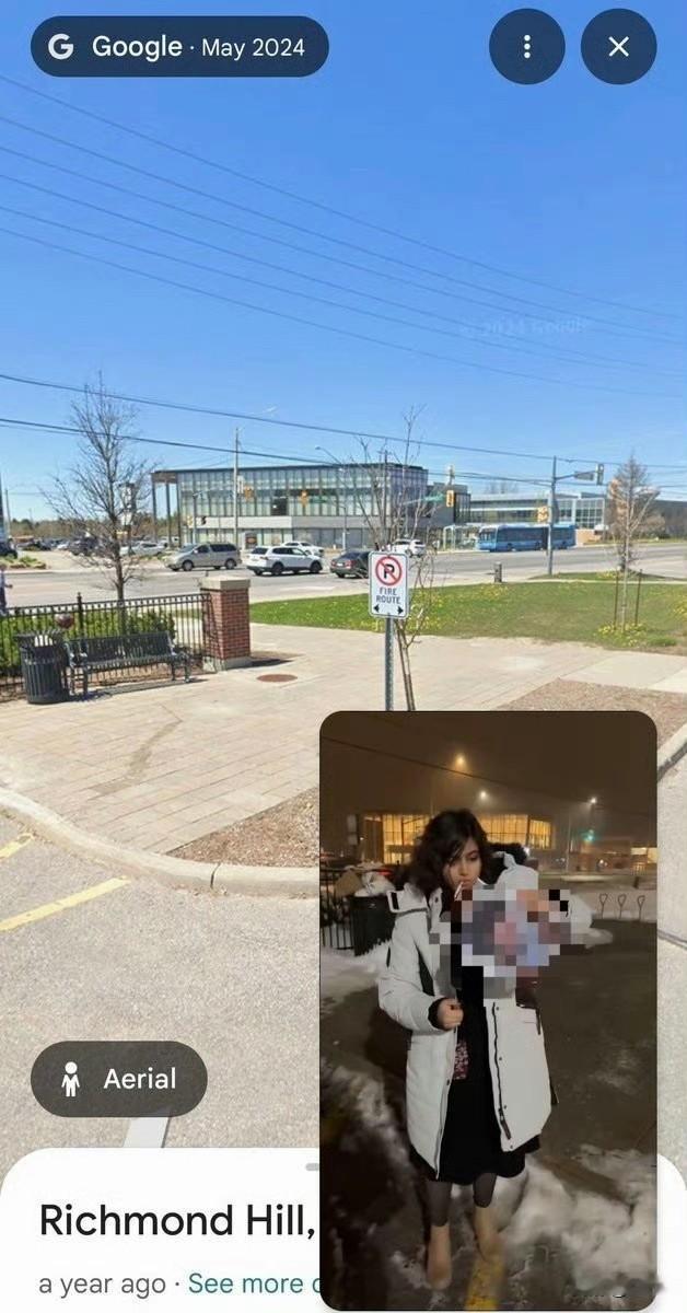 讲个笑话：西方媒体这几天疯传的拿伊朗画像点烟，并非拍摄于伊朗。实际上拍摄于加拿大